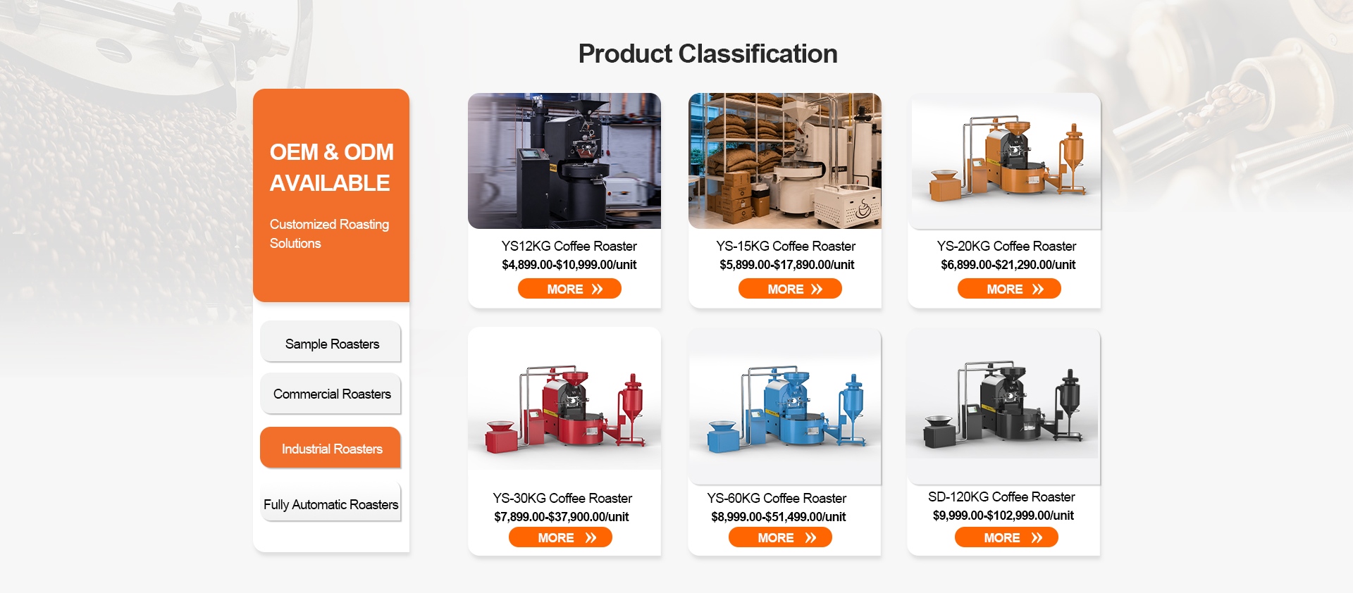 Industrial Roasters