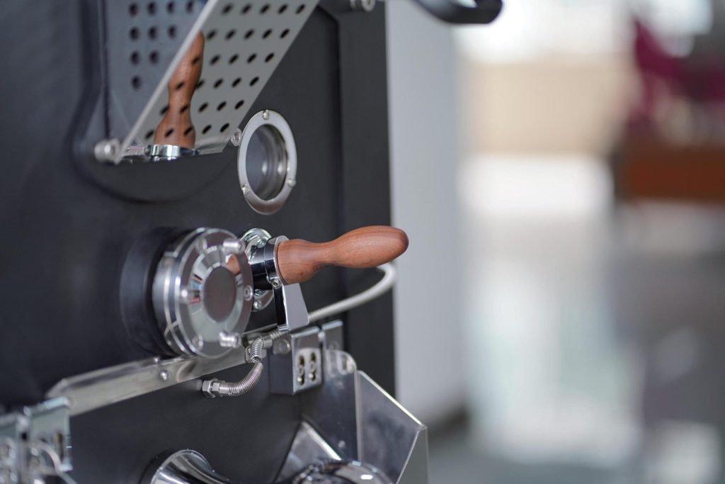 Yoshan Coffee Roaster Drum and Roasting Chamber Close-up