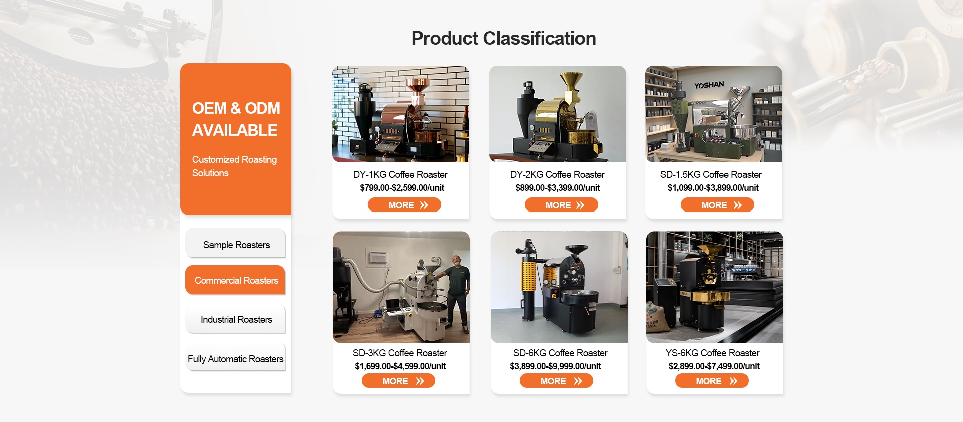 Commercial Roasters