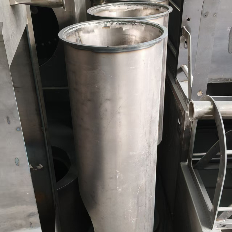 Yoshan coffee roaster – c sheetmetal welding cyclone body raw