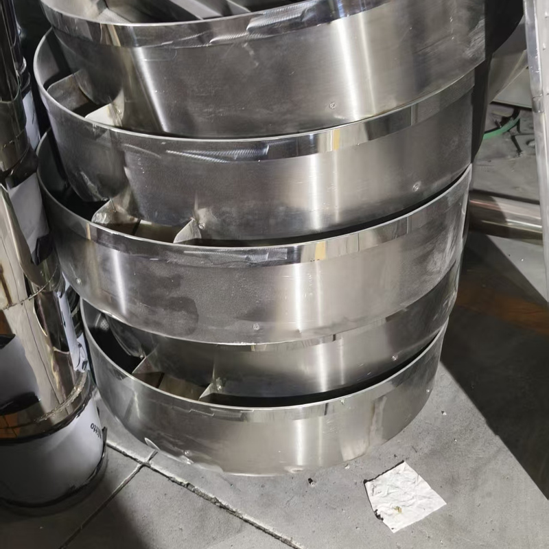 Yoshan coffee roaster – c sheetmetal welding drum shells stack
