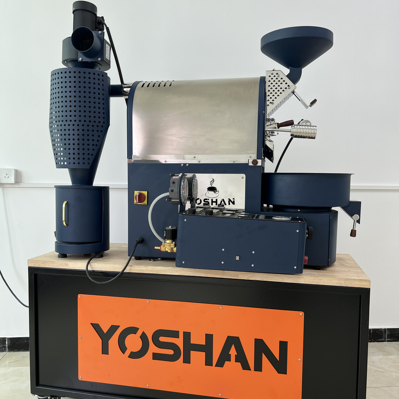 Yoshan coffee roaster – d2 custom colors navy blue sd 1 5 side