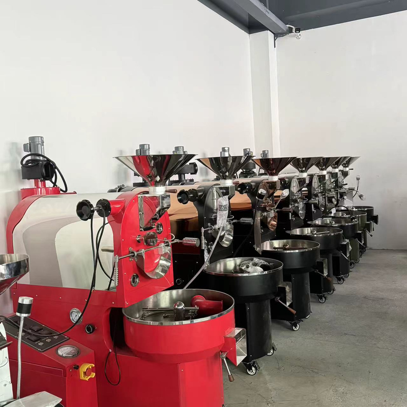 Yoshan coffee roaster – d2 custom colors red mirror silver sd 3 factory