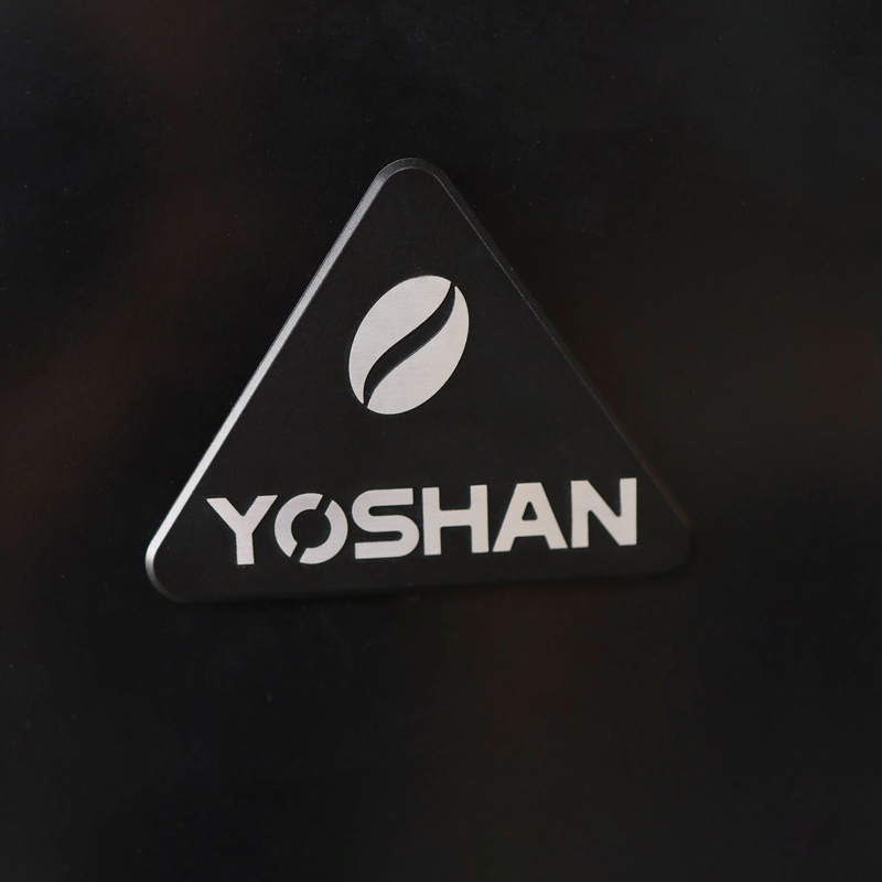 Yoshan coffee roaster – d3 logo branding logo badge triangle