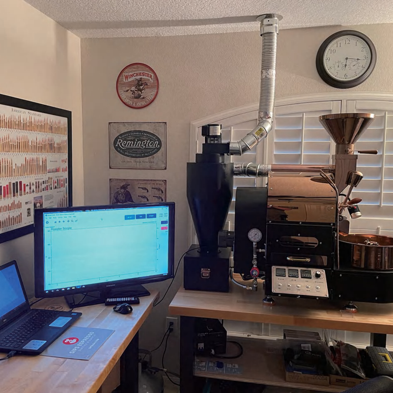 Artisan on USB or Bluetooth, Bean Probe Fitted