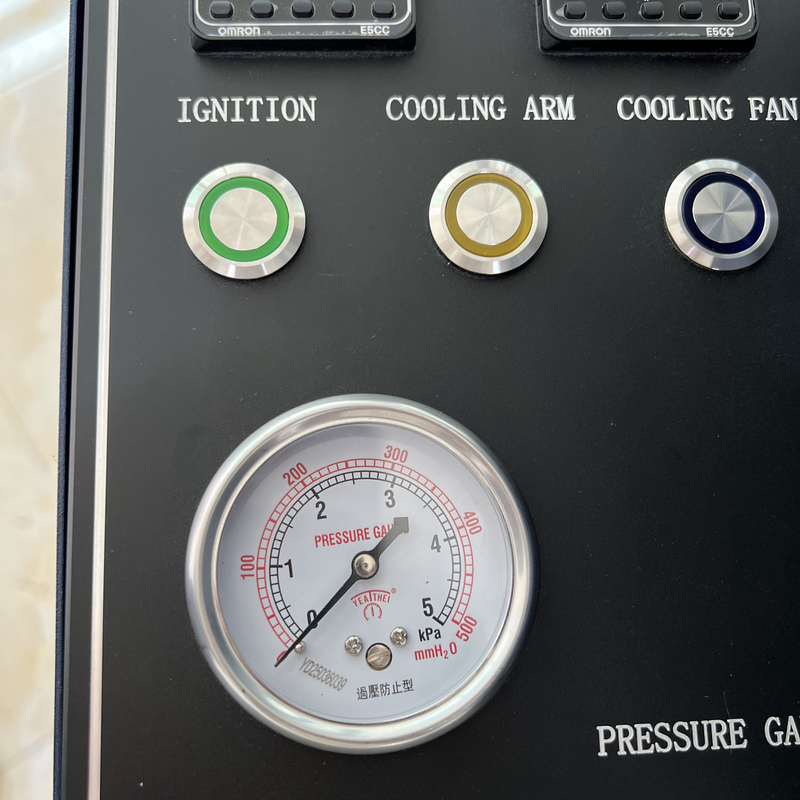 Yoshan coffee roaster – e1 burner gas gas pressure gauge panel
