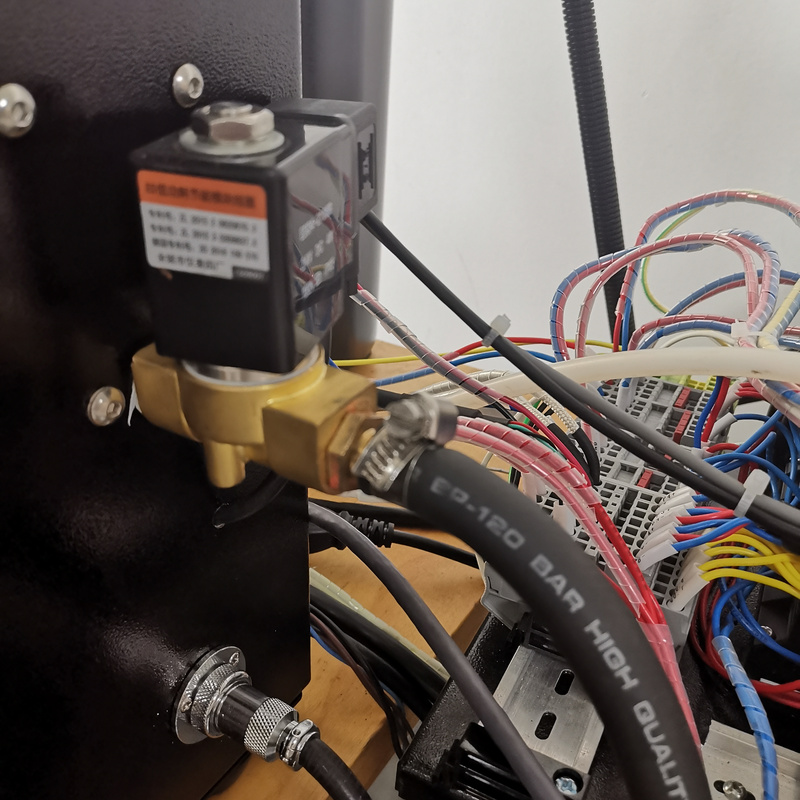 Yoshan coffee roaster – e2 control panel control cabinet wiring detail