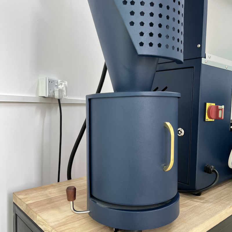Yoshan coffee roaster – e4 final assembly chaff cyclone collector