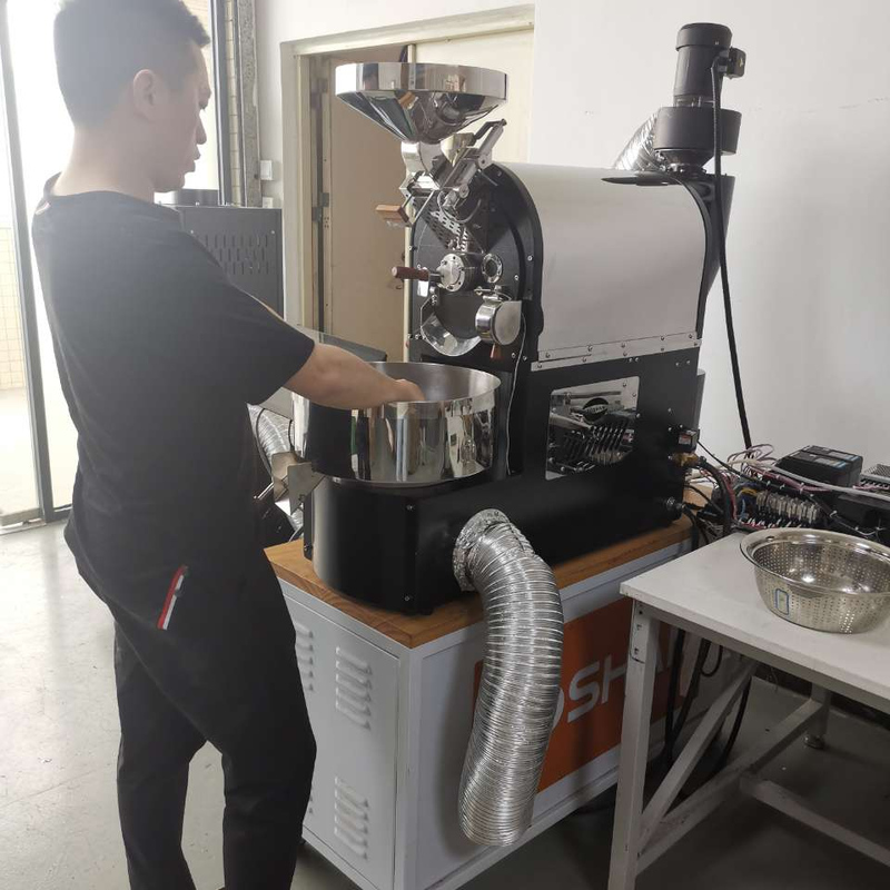 Yoshan coffee roaster – f4 test roast technician testing sd 1 5 pro