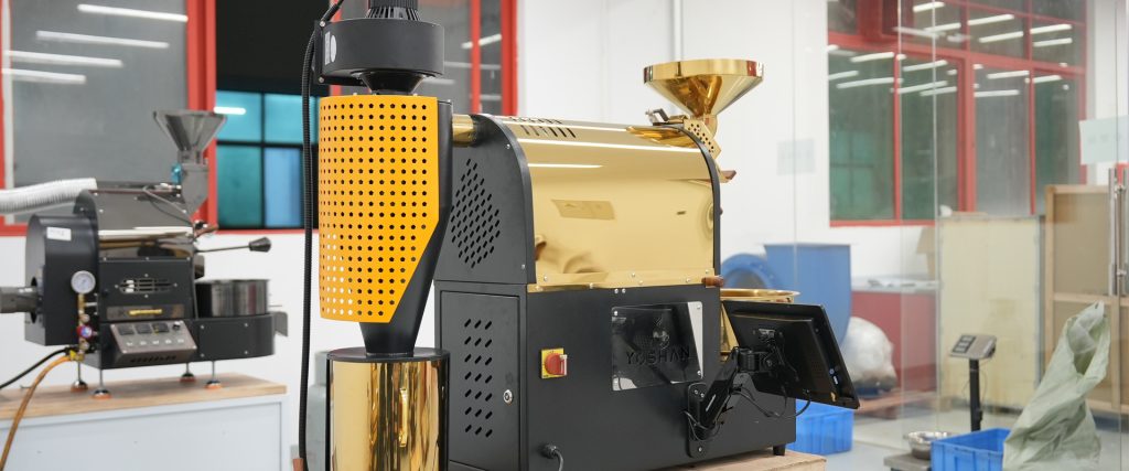 Yoshan coffee roaster – hub how we build factory floor gold roasters lineup