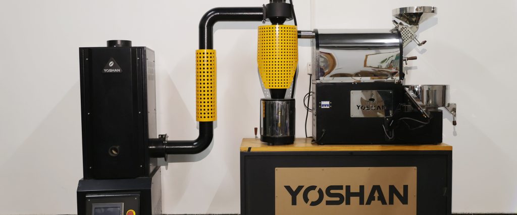 Yoshan SD-1.5 Pro roaster with afterburner in black