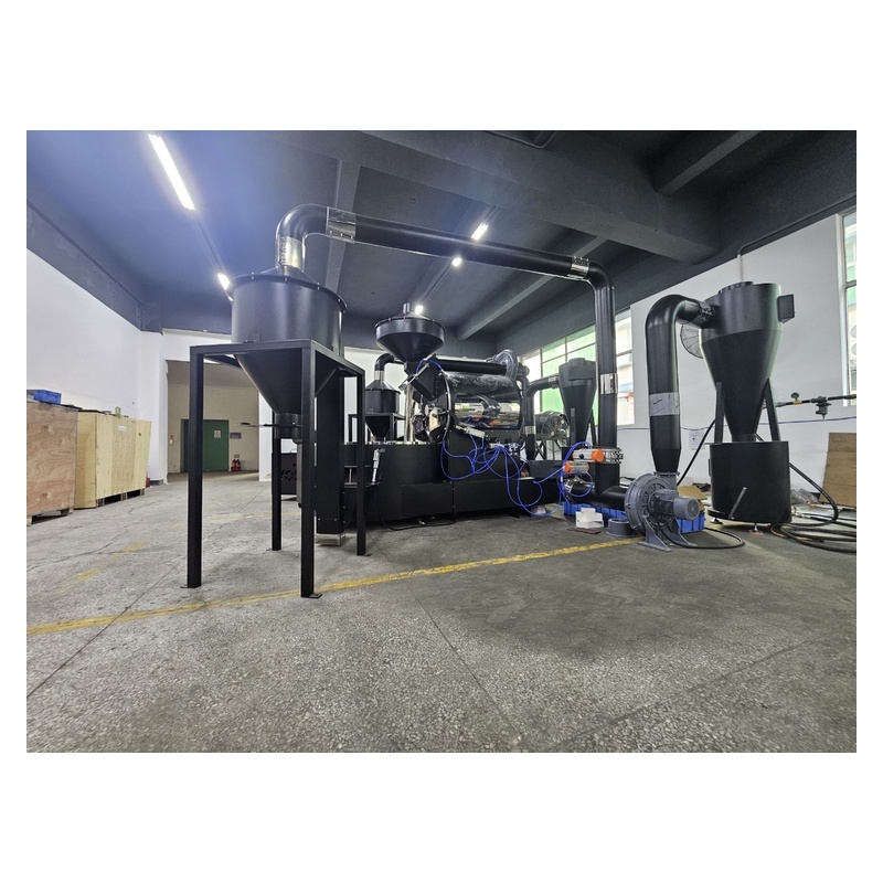 Emissions at 20 kg: Destoner, Filter, Afterburner