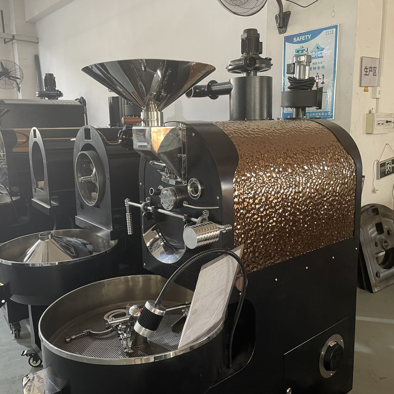 SD-3 roasters in the Yoshan factory workshop